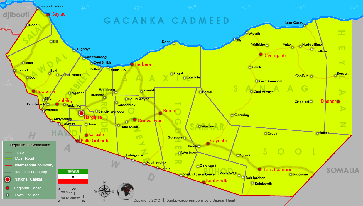 Image result for map of somaliland